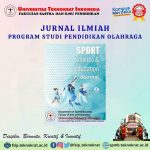 JURNAL ILMIAH PROGRAM STUDI S1 PENDIDIKAN OLAHRAGA