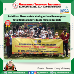 Pelatihan Siswa untuk Meningkatkan Kemampuan Tata Bahasa Inggris Dasar Melalui Website