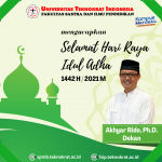 Selamat Hari Raya Idul Adha 1442 H / 2021 M