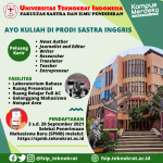Ayo Kuliah di Prodi Sastra Inggris Universitas Teknokrat Indonesia!