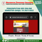 Penginputan KRS Online Semester Ganjil TA. 2021-2022