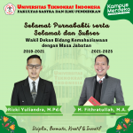 Selamat Purnabakti serta Selamat dan Sukses Wakil Dekan Bidang Kemahasiswaan