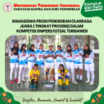 Mahasiswa Prodi Pendidikan Olahraga Juara 1 Tingkat Provinsi Dalam Kompetisi Snipers Futsal Turnamen