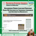 Kolaborasi Penelitian dan Publikasi Prodi PBI Universitas Teknokrat Indonesia dan Universitas Brawijaya