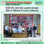 FSIP UTI Jalin Kerjasama dengan Balai Bahasa Provinsi Lampung