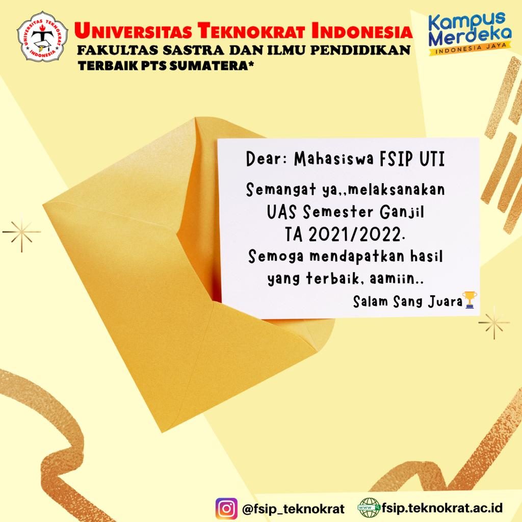 Mahasiswa FSIP UTI Melaksanakan UAS Semester Ganjil 2021/2022