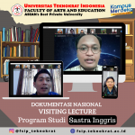 National Documentation of Visiting Lectures for English Literature Study Program