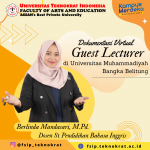 Virtual Documentation of Guest Lecturer at Muhammadiyah University Bangka Belitung