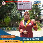 Teknokrat English Club (TEC) Team Won an Achievement at The English Olympics Competition, Organized by Politeknik Negeri Ujung Pandang (PNUP)