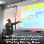 FSIP Lecturer Presents Research Results at an International Scientific Forum at Van Lang University, Vietnam