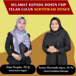 Two FSIP UTI Lecturers Pass Lecturer Certification