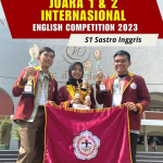 English Literature Students Won 1st and 2nd Place in International English Competition 2023